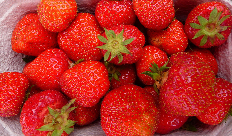 fresh strawberries