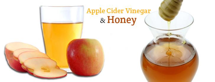 apple cider vinegar with honey