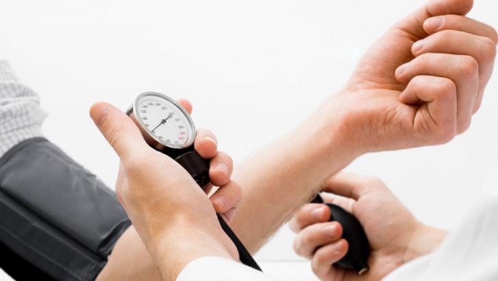 measuring blood pressure