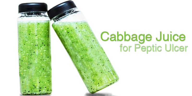 cabbage juice in jar, cabbage juice for peptic ulcer