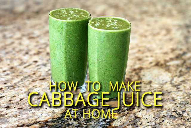 how to make cabbage juice at home