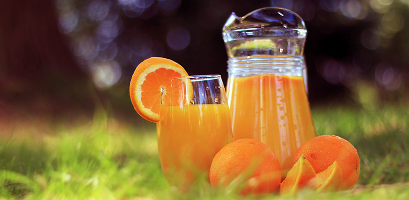 healthy orange juice