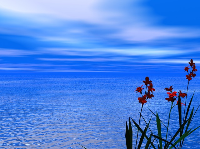 Blue sea